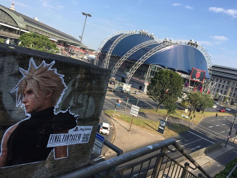 Paste-ups & Wildposting: Final Fantasy VII – Koelnmesse – Köln