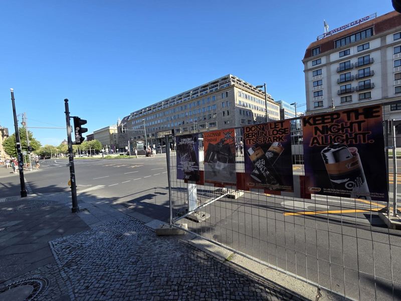 Plakatierung: BIC × Berliner Clubs – Support your local club – Berlin
