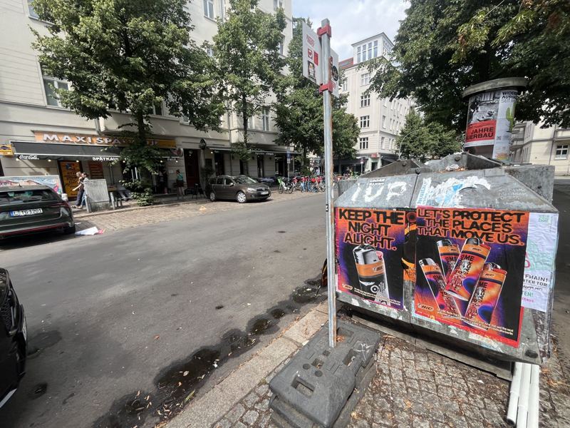 Plakatierung: BIC × Berliner Clubs – Support your local club – Berlin