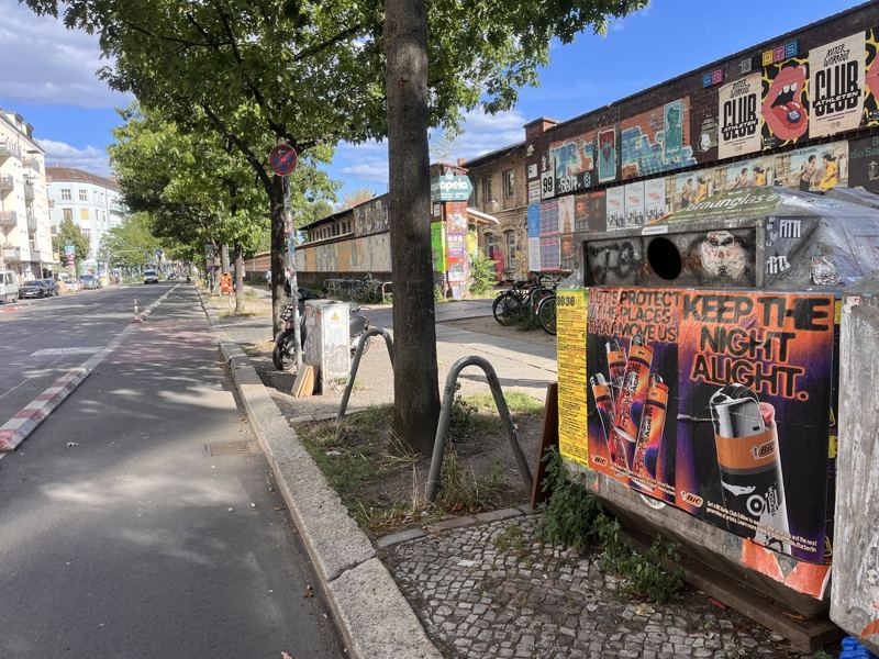 Plakatierung: BIC × Berliner Clubs – Support your local club – Berlin