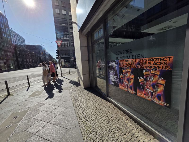 Plakatierung: BIC × Berliner Clubs – Support your local club – Berlin