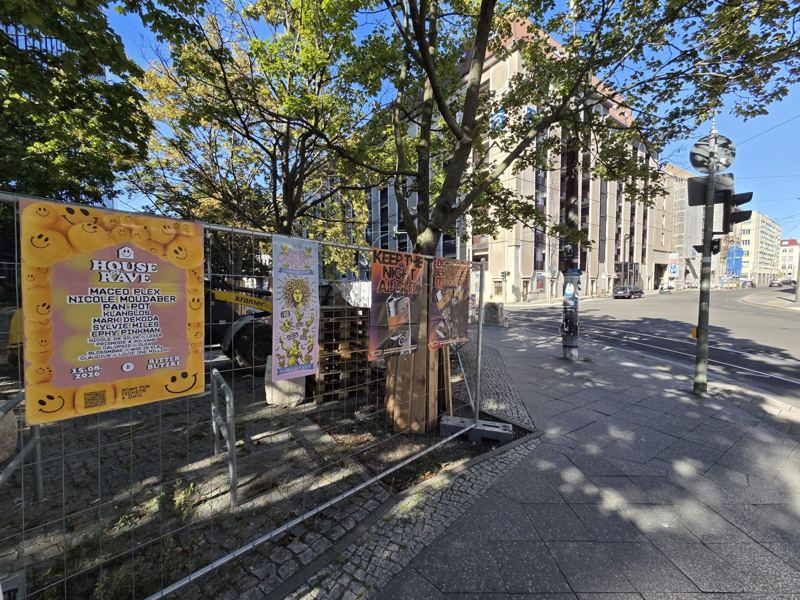 Plakatierung: BIC × Berliner Clubs – Support your local club – Berlin