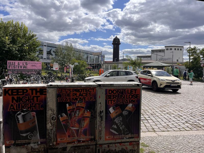 Plakatierung: BIC × Berliner Clubs – Support your local club – Berlin