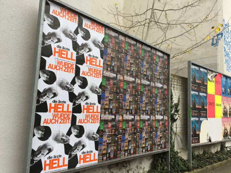 Plakatierung: Die Ärzte – Kulturflächen – Berlin