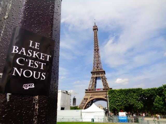 Sticker-Kampagnen: KICKZ – Le Basket c'est nous – Paris