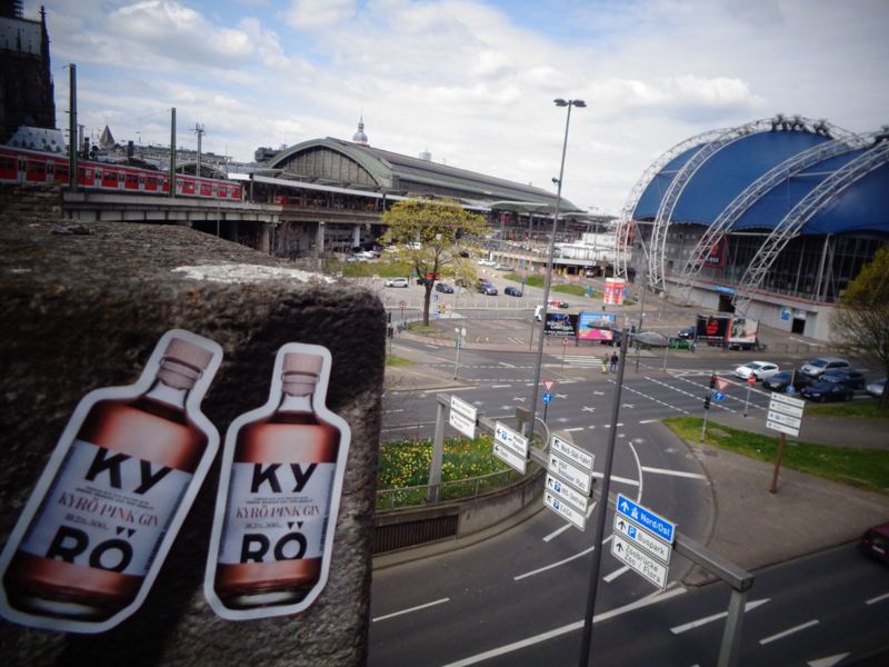 Sticker-Kampagnen: Kyrö Gin – Köln – Köln