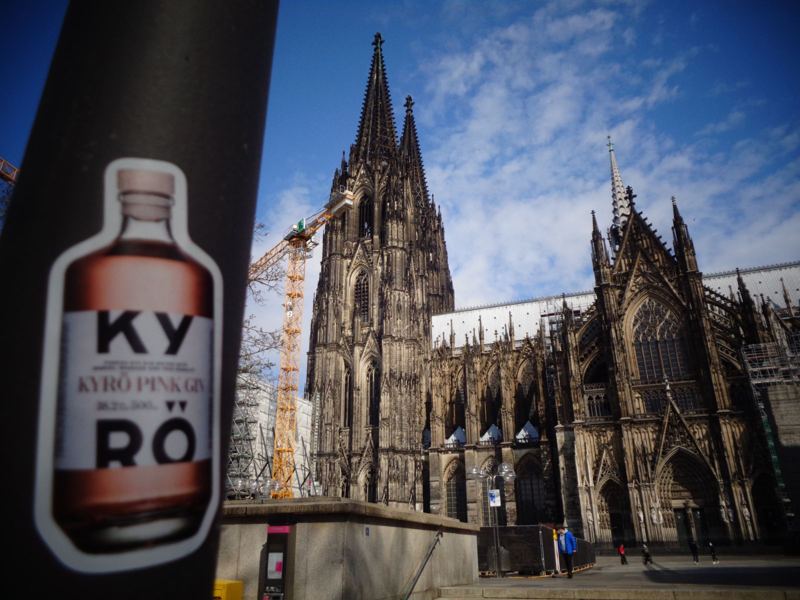 Sticker-Kampagnen: Kyrö Gin – Kölner Dom – Köln