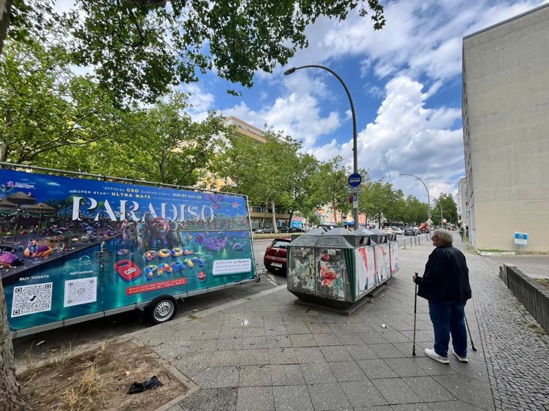 Werbeanhänger: Paradiso Festival – Berlin