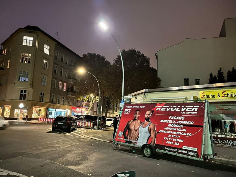 Werbeanhänger: Revolver Party – Berlin